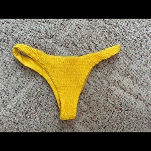 Yellow zaful bikini bottoms